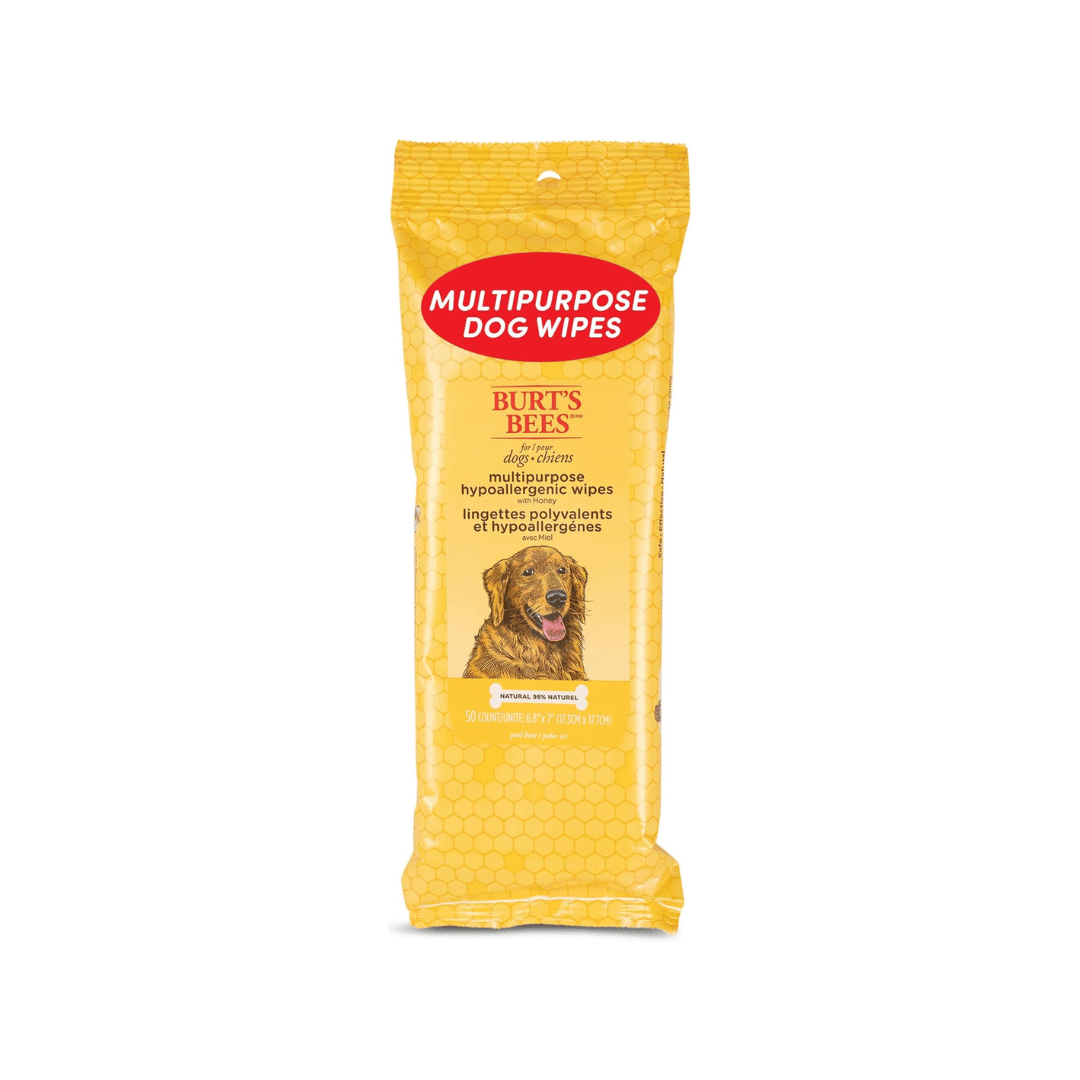 Multipurpose Dog Wipes with with Honey, 50Ct