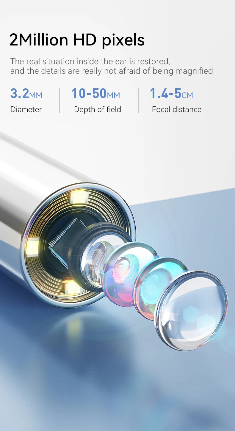 Ear Wax Cleaner Camera for Ears, Nose, & Skin