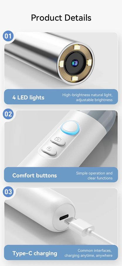 Ear Wax Cleaner Camera for Ears, Nose, & Skin