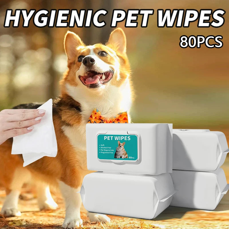 Pet Wipes 1 pack (80PCS)