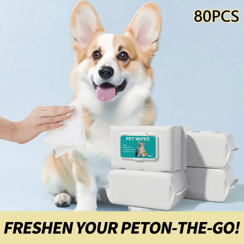 Pet Wipes 1 pack (80PCS)