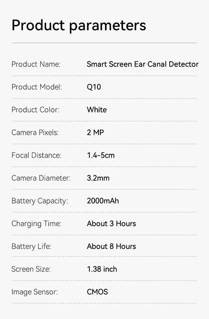 Ear Wax Cleaner Camera for Ears, Nose, & Skin
